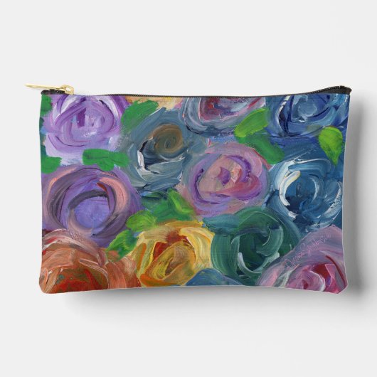 Bloederige rits zakje etui (Voorkant)