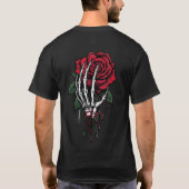 Bloederige Roos van de Dood T-shirt (Achterkant)