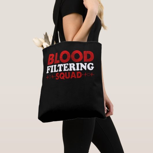 Bloedfilter squad hemodialyse tote bag (Dichtbij)