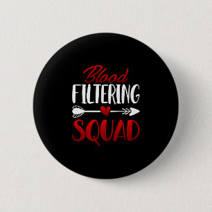 Bloedfilteringsteam - Nierdialyse Geregistreerd Ronde Button 5,7 Cm