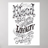 Bloedgerelateerd, Loyalty Family 16 x 22-inch post Poster (Voorkant)
