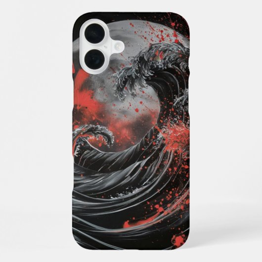 “Bloedgetij” iPhone Hoesje (Achterkant)