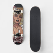 Bloedgevat Persoonlijk Skateboard (Voorkant)