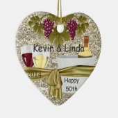 BLOEDGOLD 50th JUBILEUM GIFT WINE ORNAMENT (Rechts)