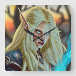 Bloedgoochelaar Vierkante Klok