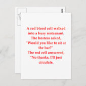 bloedgrap briefkaart (Voorkant / Achterkant)