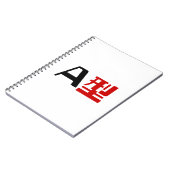Bloedgroep A Japans Kanji Notitieboek (Linkerzijde)