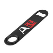 Bloedgroep A Japans Kanji Speed Flessenopener (Voorkant Gekanteld)