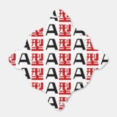 Bloedgroep A Japanse Kanji Bedankdoosjes (Uitgevouwen)