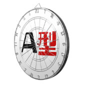 Bloedgroep A Japanse Kanji Dartbord (Voorkant Rechts)