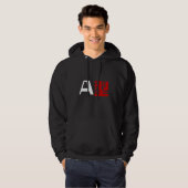Bloedgroep A Japanse Kanji Hoodie (Voorkant volledig)