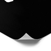 Bloedgroep A Japanse Kanji Poster (Hoek)