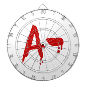 Bloedgroep A - Negatief #Horror-ziekenhuis Dartbord