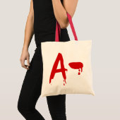 Bloedgroep A - Negatief #Horror-ziekenhuis Tote Bag (Voorkant (product))
