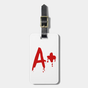 Bloedgroep A+ Positief #Horror Hospital Bagagelabel