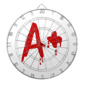 Bloedgroep A+ Positief #Horror Hospital Dartbord (Voorkant)