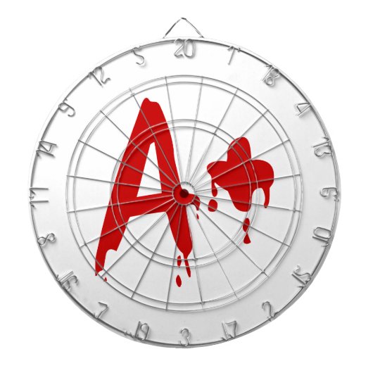 Bloedgroep A+ Positief #Horror Hospital Dartbord (Voorkant)