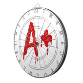 Bloedgroep A+ Positief #Horror Hospital Dartbord (Voorkant Rechts)