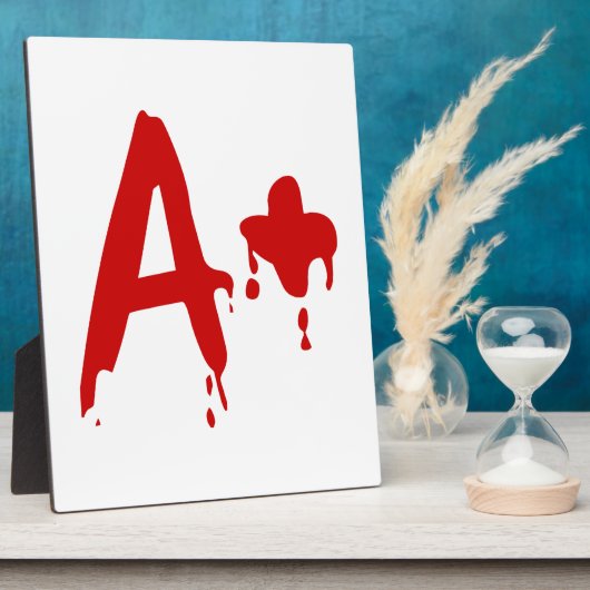 Bloedgroep A+ Positief #Horror Hospital Fotoplaat (Zijkant)
