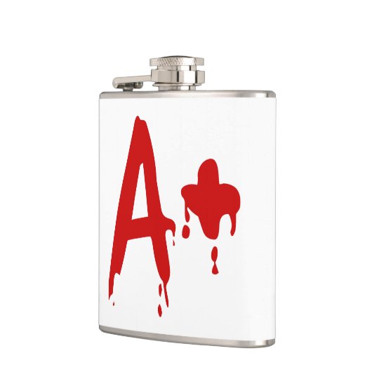 Bloedgroep A+ Positief #Horror Hospital Heupfles (Links)