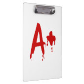 Bloedgroep A+ Positief #Horror Hospital Klembord (Rechts)