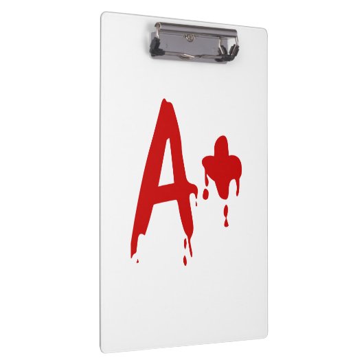 Bloedgroep A+ Positief #Horror Hospital Klembord (Rechts)
