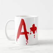 Bloedgroep A+ Positief #Horror Hospital Koffiemok (Links)