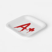 Bloedgroep A+ Positief #Horror Hospital Papieren Bordje (Gebogen)