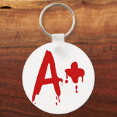 Bloedgroep A+ Positief #Horror Hospital Sleutelhanger (Voorkant)