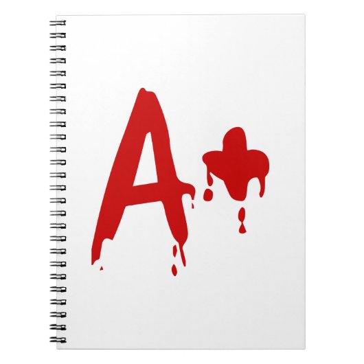 Bloedgroep A+ Positief #Horror Ziekenhuis Notitieboek (Voorkant)