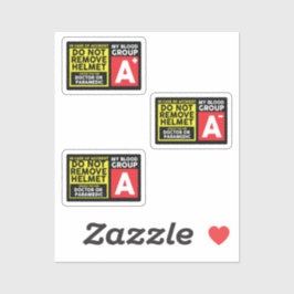 Bloedgroep A Sticker