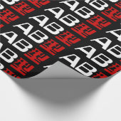 Bloedgroep AB Japans Kanji Cadeaupapier (Hoek)