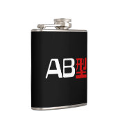 Bloedgroep AB Japans Kanji Heupfles (Rechts)