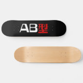 Bloedgroep AB Japans Kanji Skateboard (Horizontaal)