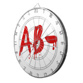 Bloedgroep AB - Negatief #Horror ziekenhuis Dartbord (Voorkant Rechts)