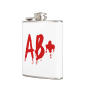 Bloedgroep AB+ Positief #Horror Hospital Heupfles (Links)