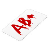 Bloedgroep AB+ Positief #Horror Hospital Magneet (Linkerzijde)