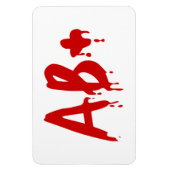 Bloedgroep AB+ Positief #Horror Hospital Magneet (Verticaal)