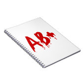 Bloedgroep AB+ Positief #Horror Hospital Notitieboek (Rechterzijde)