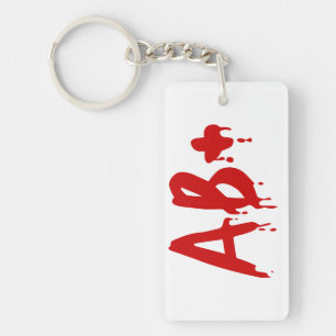 Bloedgroep AB+ Positief #Horror Hospital Sleutelhanger