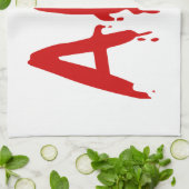 Bloedgroep AB+ Positief #Horror Hospital Theedoek (Gevouwen)