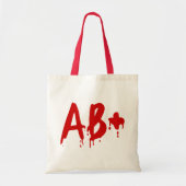 Bloedgroep AB+ Positief #Horror Hospital Tote Bag (Voorkant)