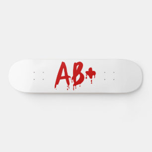 Bloedgroep AB+ Positief #Horror ziekenhuis Skateboard