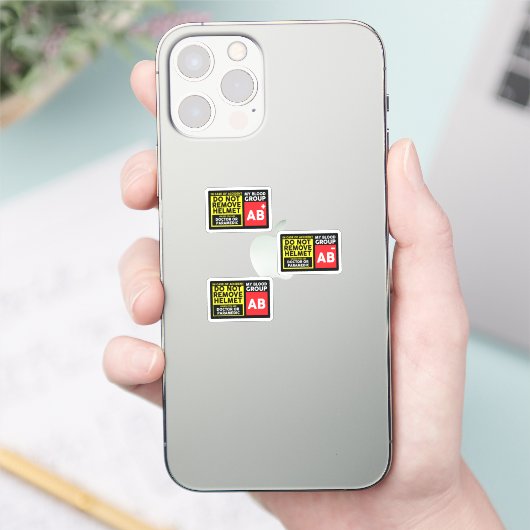 Bloedgroep AB Sticker (Telefoon)