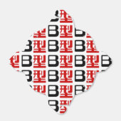Bloedgroep B Japanse Kanji Bedankdoosjes (Uitgevouwen)