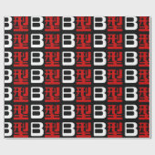 Bloedgroep B Japanse Kanji Cadeaupapier (Vlak)