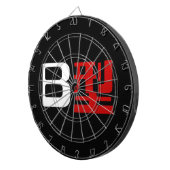 Bloedgroep B Japanse Kanji Dartbord (Voorkant Rechts)