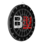 Bloedgroep B Japanse Kanji Dartbord (Voorkant Links)