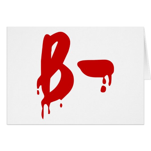 Bloedgroep B - Negatief #Horror ziekenhuis (Voorkant Horizontaal)