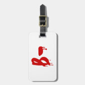 Bloedgroep B - Negatief #Horror ziekenhuis Bagagelabel (Voorkant verticaal)